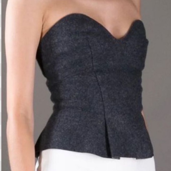Isabel Marant gray structured tube buster wool Size 40 - Picture 1 of 14